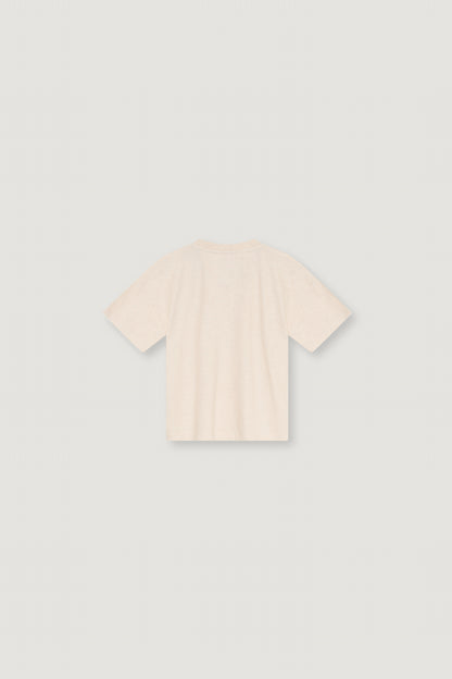 TNS Logo T-Shirt Whisper White Melange WHISPER WHITE MELANGE