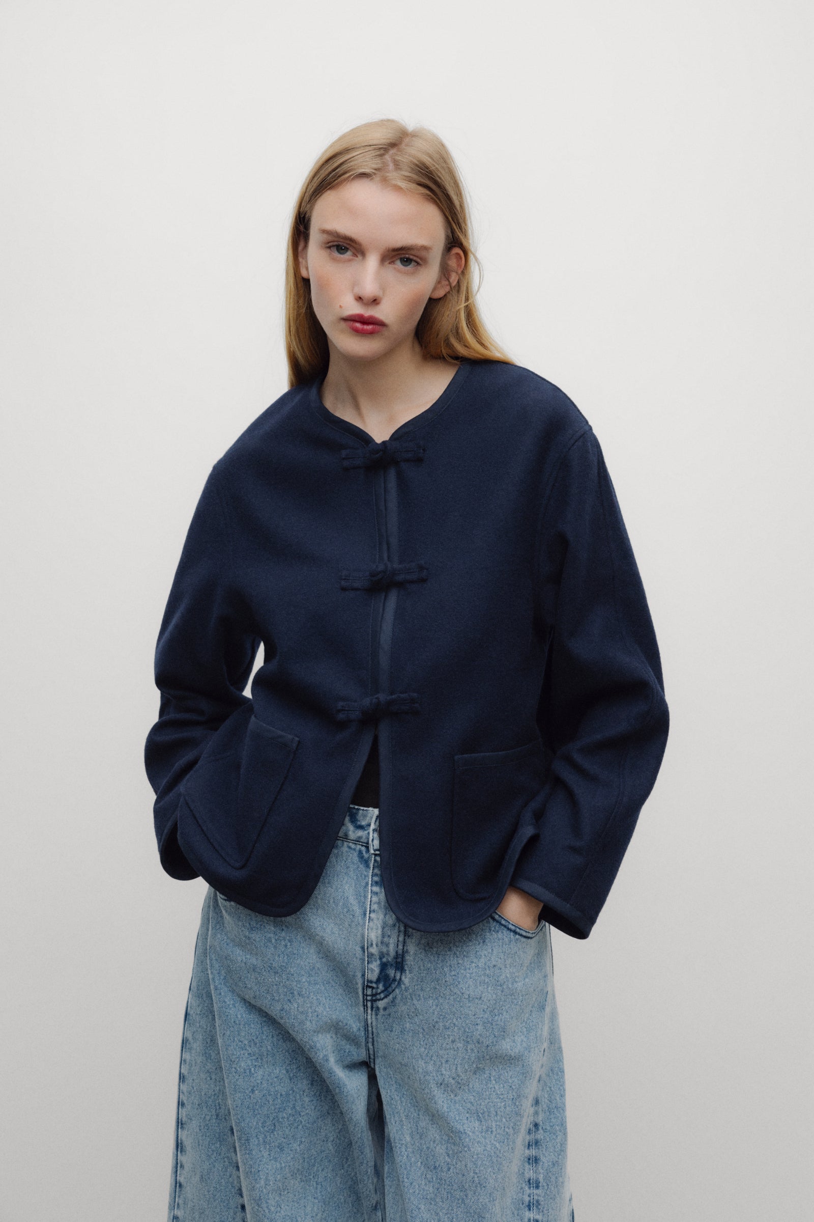 Indie Woman Coat BLACK IRIS