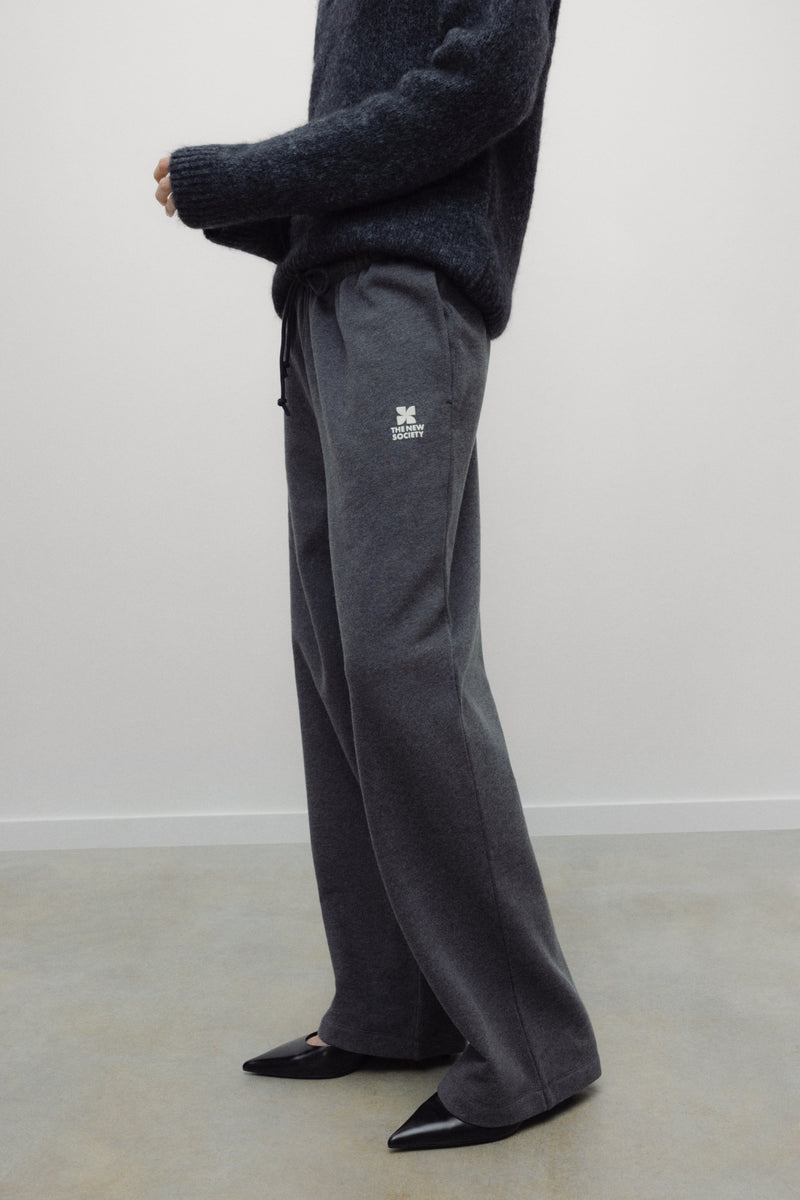 TNS Logo Woman Jogging Dark Grey Melange
