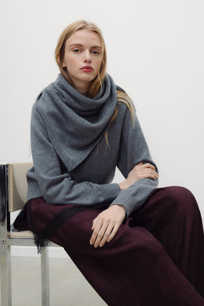 Breeze Woman Bandana Light Grey Melange LIGHT GREY MELANGE