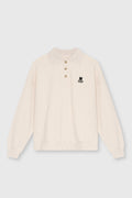 TNS Logo Woman Polo Whisper White Melange WHISPER WHITE MELANGE