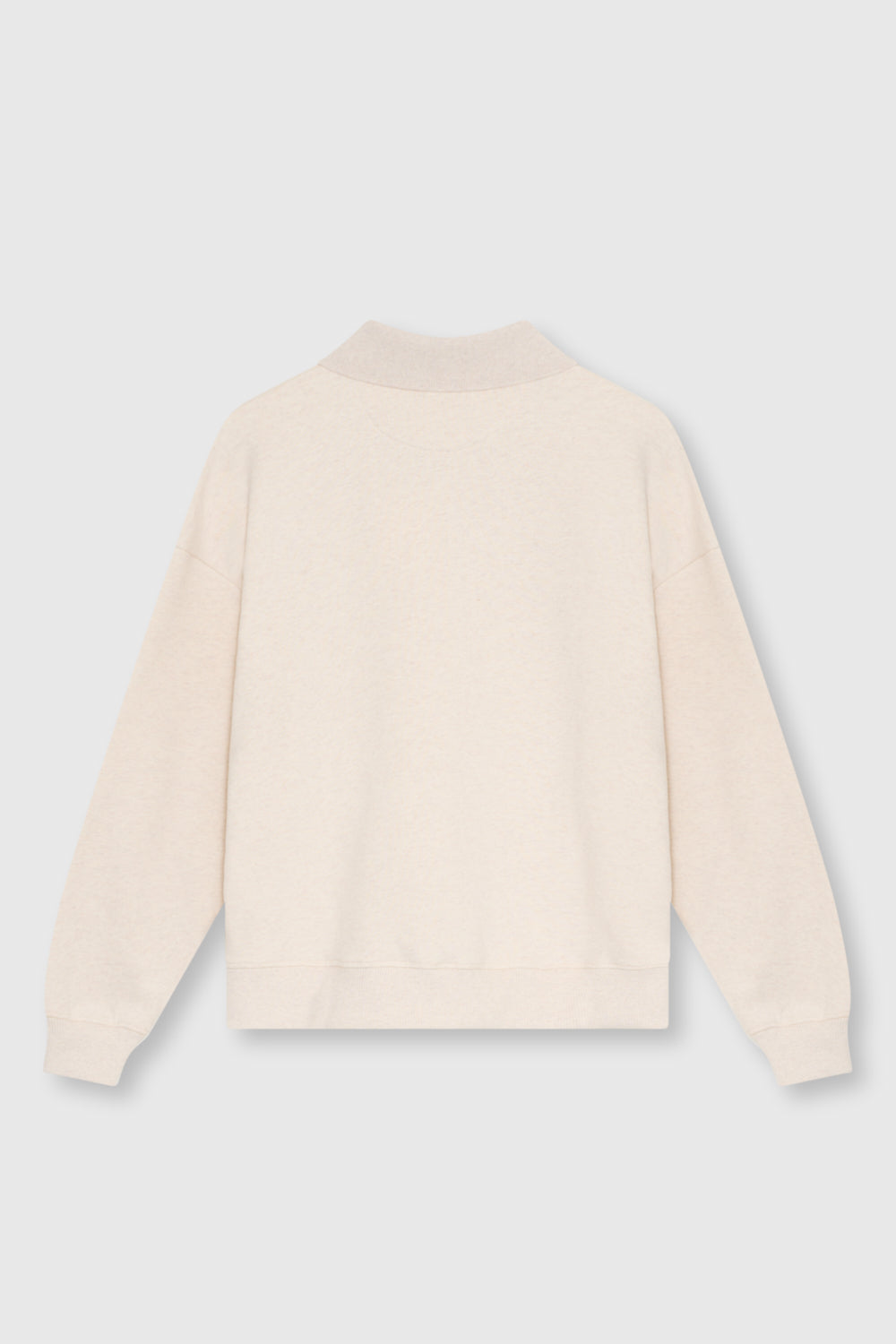 TNS Logo Woman Polo Whisper White Melange WHISPER WHITE MELANGE