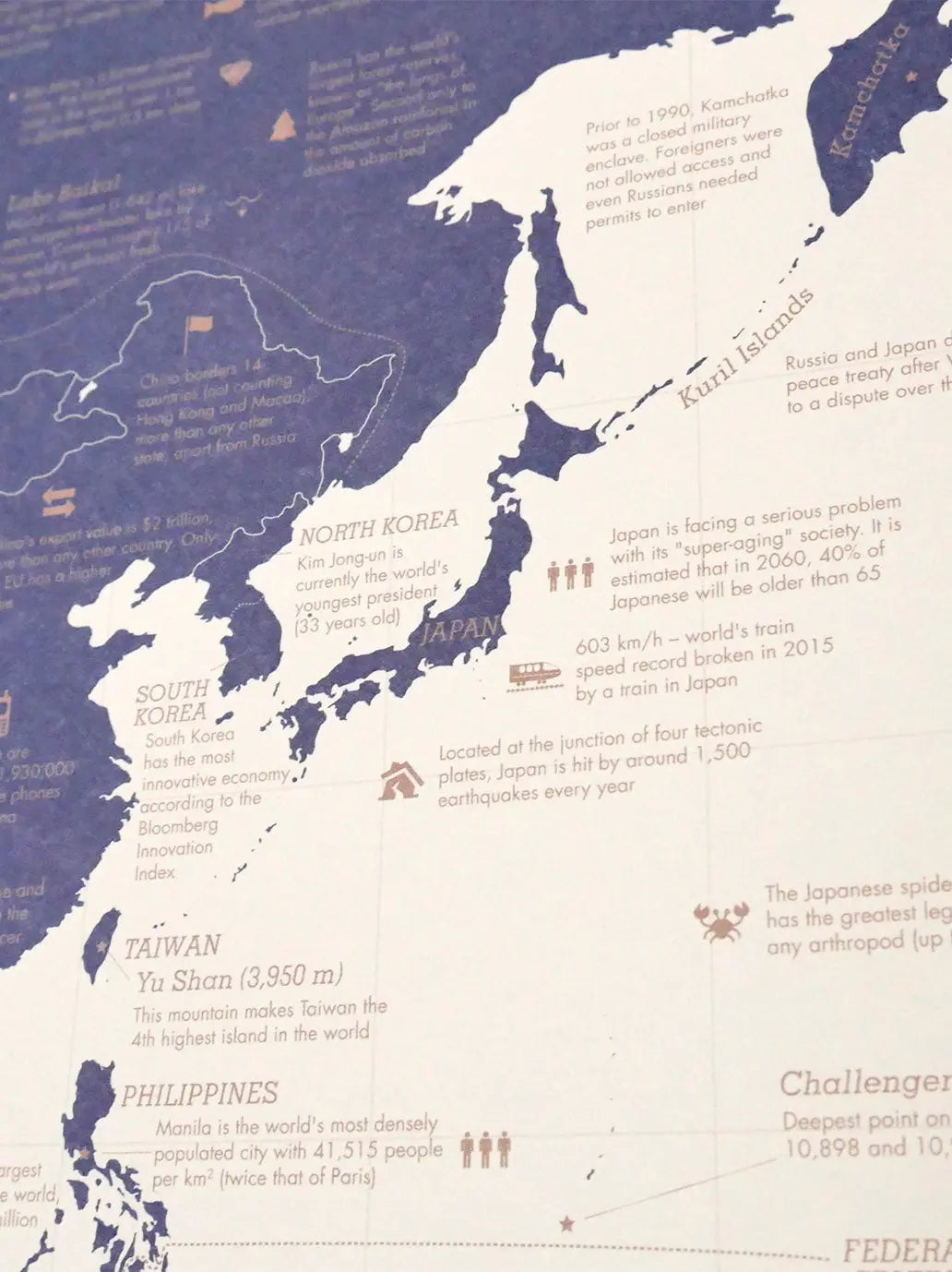 mapa świata Explorer's Atlas BÉBÉ Concept