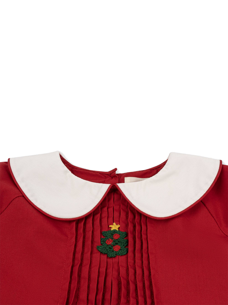 Elegancka sukienka świąteczna z bawełny organicznej Emeline Konges Slojd BÉBÉ Concept