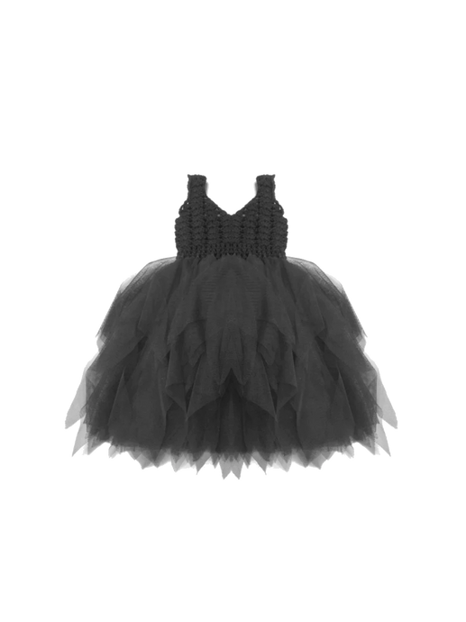 Sukienka baletowa z szydełkowanym topem Crochet Tutu Dress black