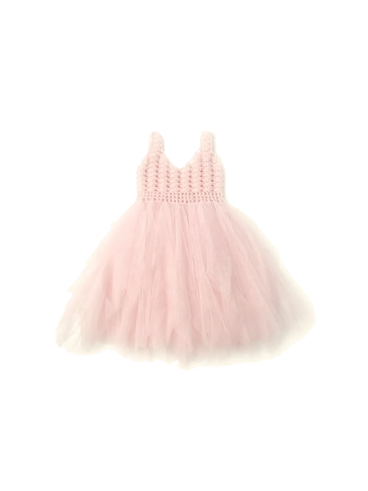 Sukienka baletowa z szydełkowanym topem Crochet Tutu Dress pink