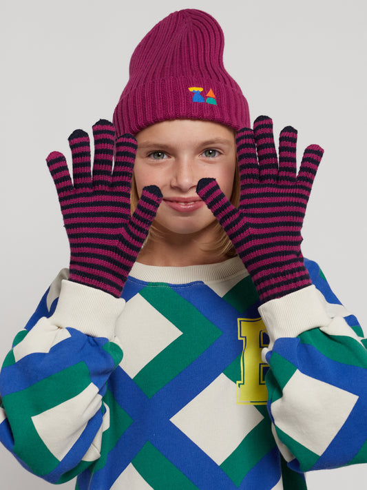 Дитячі рукавички на п'ять пальців В'язані рукавички