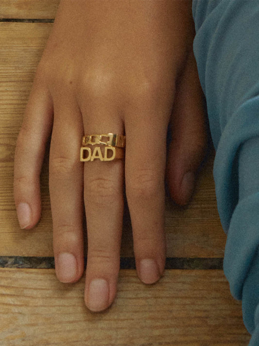Pierścionek sygnet DAD Ring