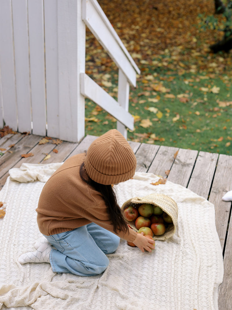 Дитячий светр-водолазка з мериносу та кашеміру Ewia