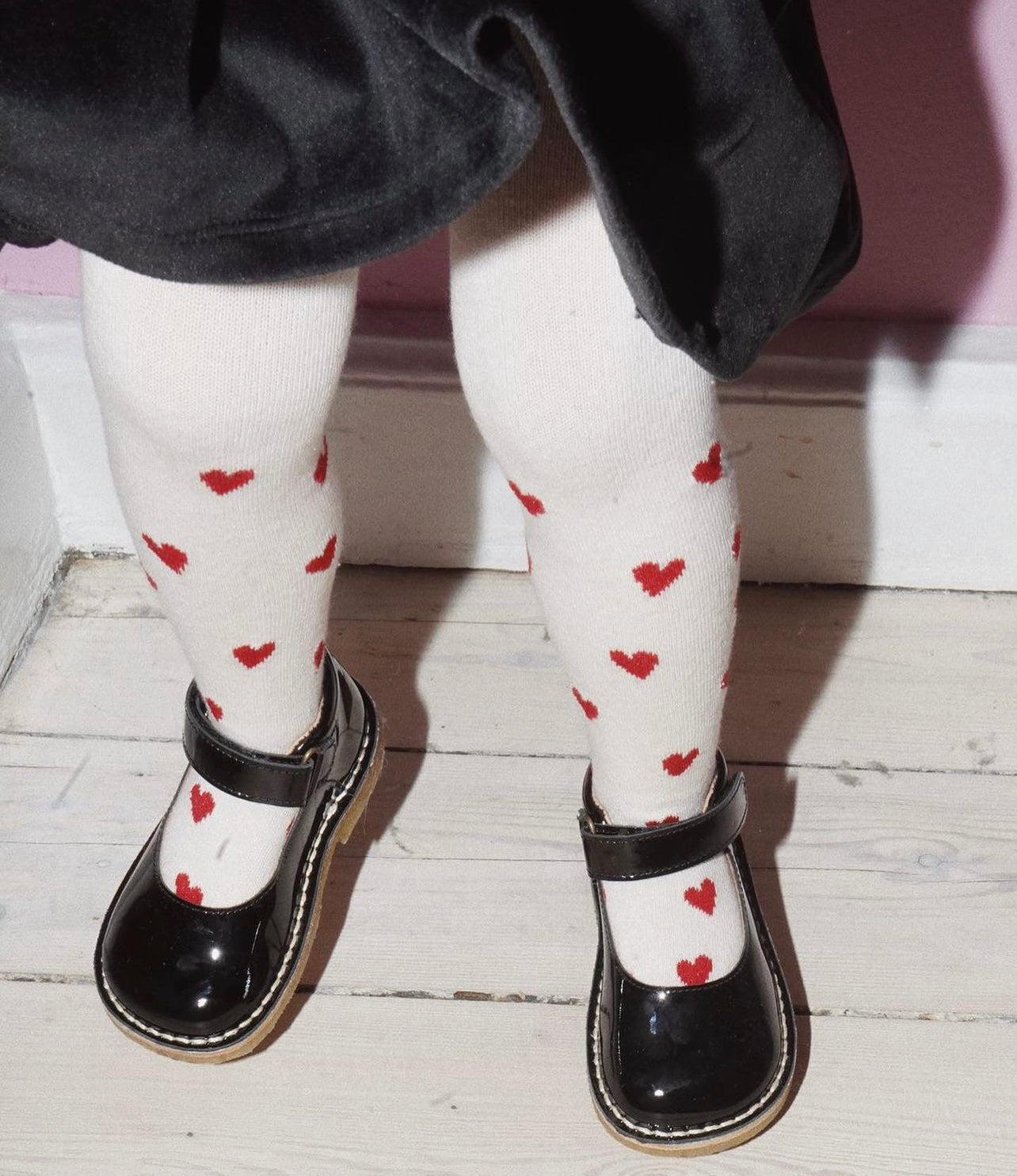 Skórzane lakierowane pantofelki Konges Slojd BÉBÉ Concept