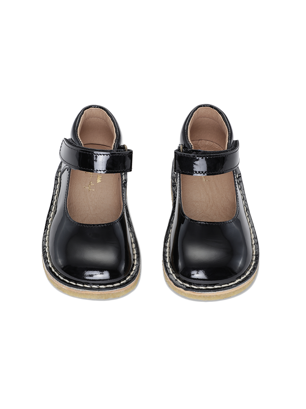 Skórzane lakierowane pantofelki Konges Slojd BÉBÉ Concept