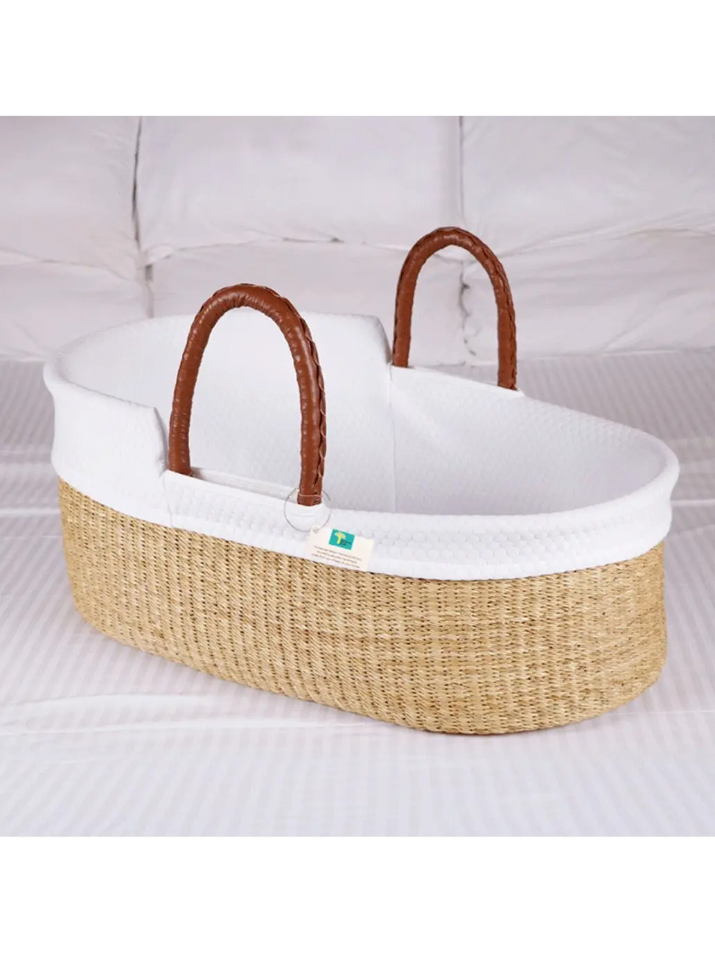 bawełniany ochraniacz + prześcieradło nieprzemakalne do koszy Bilia Basket Design Dua BÉBÉ Concept