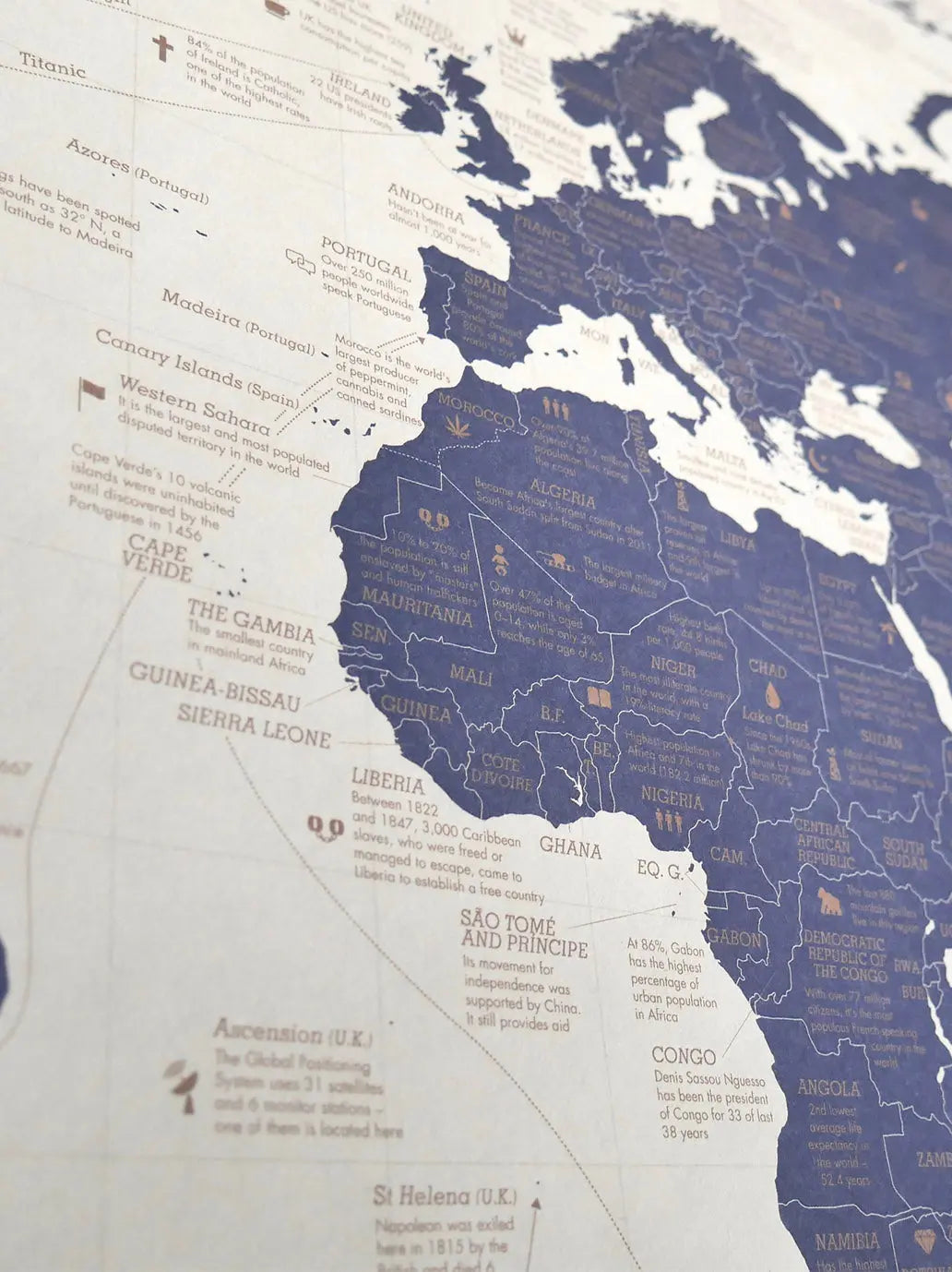 mapa świata Explorer's Atlas BÉBÉ Concept