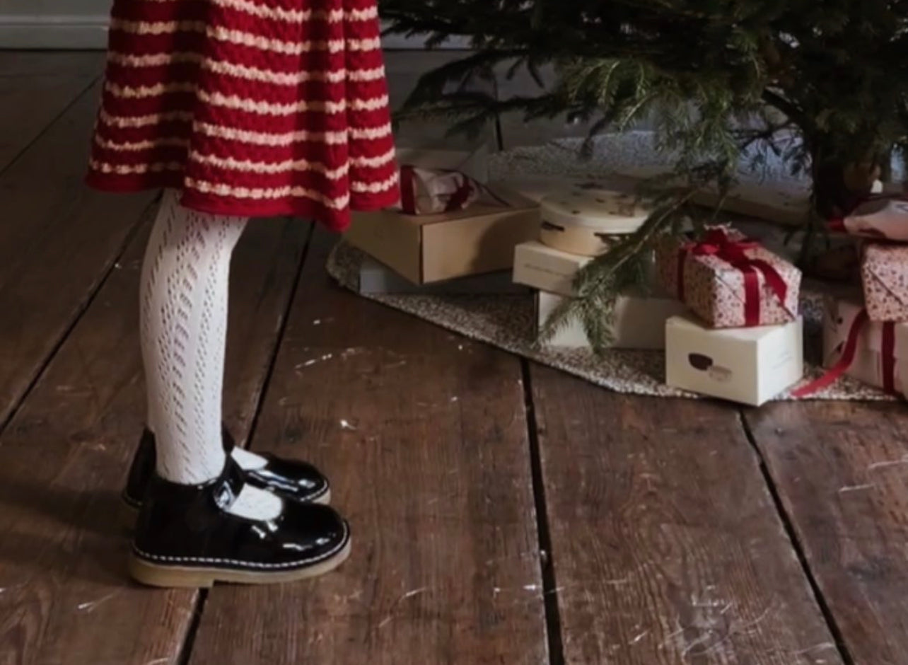 Skórzane lakierowane pantofelki Konges Slojd BÉBÉ Concept